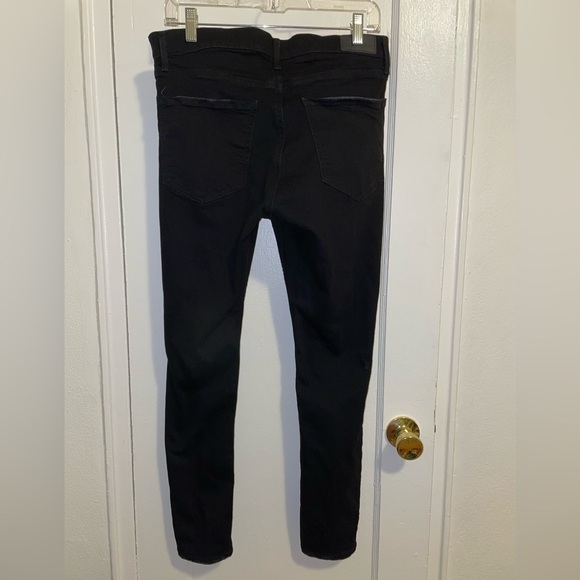 EXPRESS Black Ripped Skinny Jeans - Picture 5 of 7